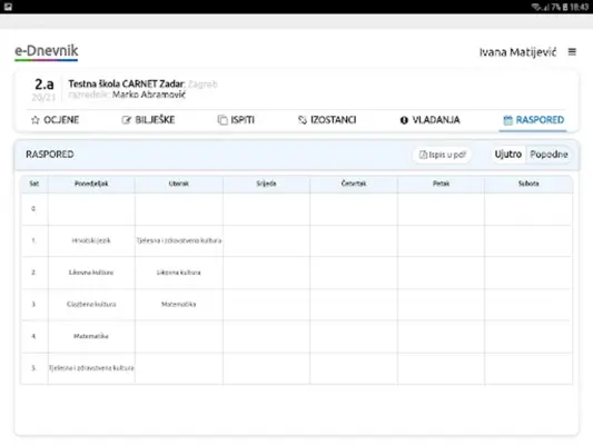 e-Dnevnik android App screenshot 0