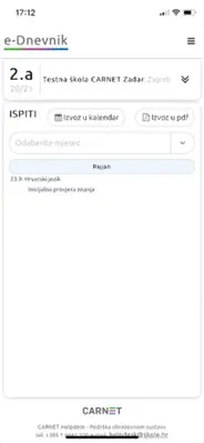e-Dnevnik android App screenshot 9