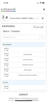 e-Dnevnik android App screenshot 6